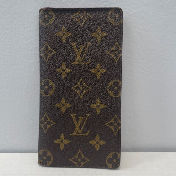 Louis Vuitton Vintage Monogram Porte Valeur Carte Credit Bifold Wallet- Preowned